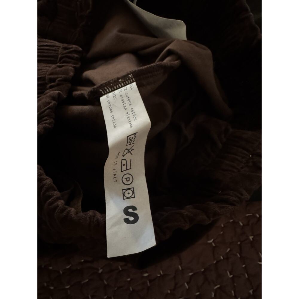 NWT Album Di Famiglia Velvet Bragoni Trousers Pants Coffee - S - Picture 13 of 14